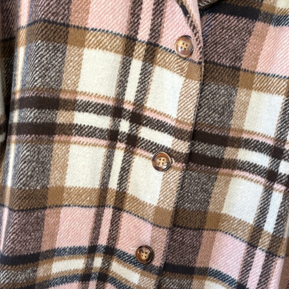 Plaid Button-Up Jacket - Picture 2 of 4